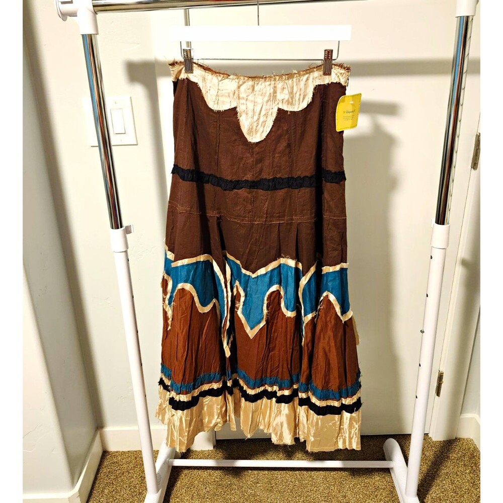 NWT Vintage Y2K Rhapsody Patchwork Boho Maxi Skirt – Whimsigoth  NEW OLD STOCK